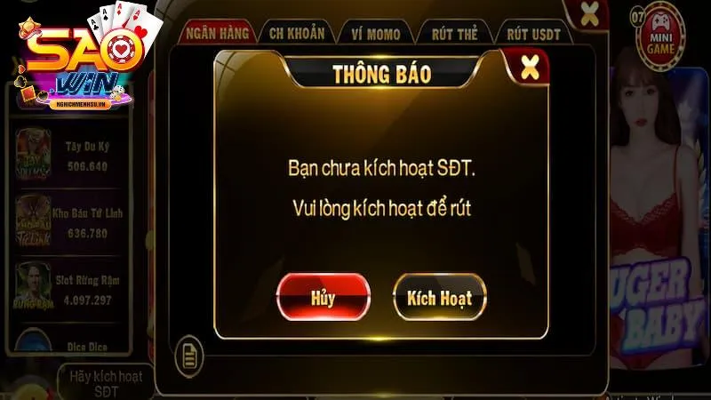 rút tiền saowin phương thức