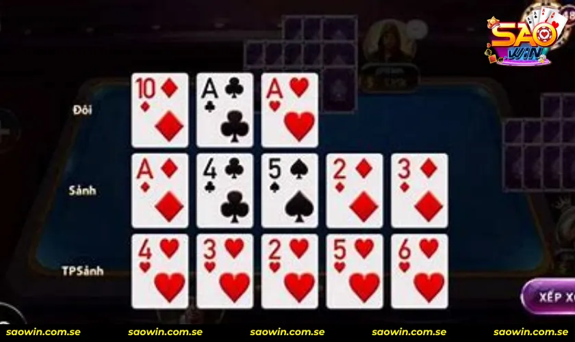 Những chú ý cần nhớ tránh xếp bài bị binh lủng trong Mậu Binh